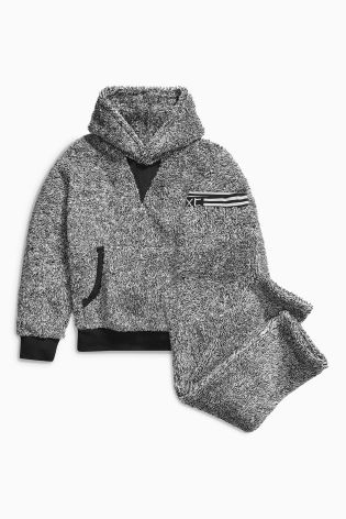 Grey Fleece Two In One Set (3-16yrs)